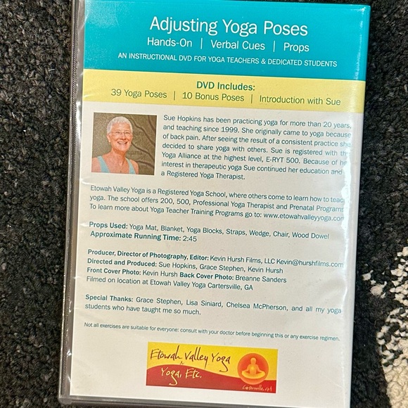 ADJUSTING YOGA POSES DVD Instructional for Yoga Instructors & Dedicated Students - Picture 2 of 3